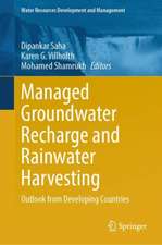 Managed Groundwater Recharge and Rainwater Harvesting: Outlook from Developing Countries