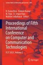 Proceedings of Fifth International Conference on Computer and Communication Technologies: IC3T 2023, Volume 2