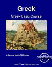 Greek Basic Course - Student Text Volume 2