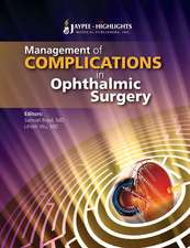 Management of Complications in Ophthalmic Surgery