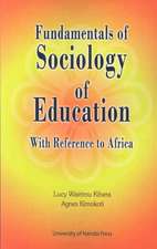 Fundamentals of Sociology of Education with Reference to Africa