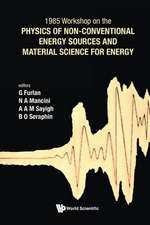 Physics of Non-Conventional Energy Sources and Material Science for Energy - Proceedings of the International Workshop