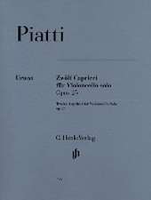 Piatti, Alfredo - 12 Capricci op. 25 für Violoncello solo