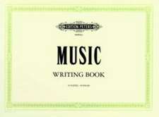 Peters Music Writing Book