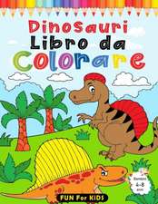 Dinosauri Libro da Colorare per bambini 4-8 anni