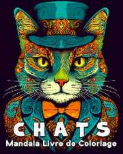 Chats Mandala Livre de Coloriage