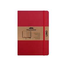 Moustachine Classic Linen Hardcover Classic Red Lined Medium