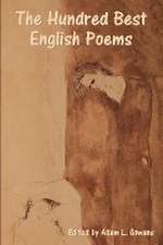 The Hundred Best English Poems