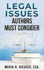 Legal Issues Authors Must Consider